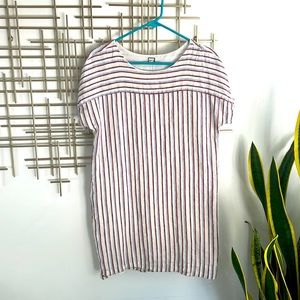 Mo:Vint Anthro striped dress